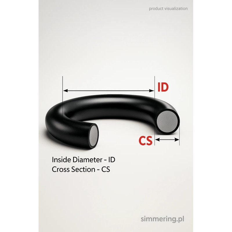 O-Ring 121×3 mm NBR 70 ShA – przemysłowa uszczelka gumowa