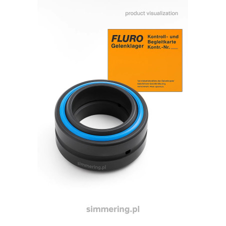 GE 22 ZO 2RS FLURO 22,225x36,513x19,431 Łożysko Ślizgowe