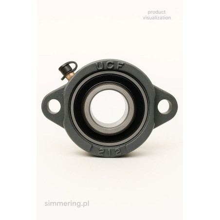 SBLF 203 JIB Bearing Unit – 2-Bolt Flange Housing, 17 mm Bore