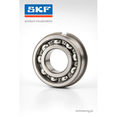 SKF 6215 NR Deep Groove Ball Bearing – 75×130×25 mm