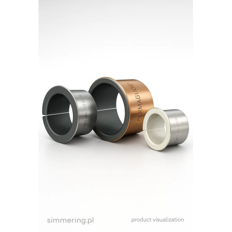 PAF 16170 P10 PERMAGLIDE – Flanged Plain Bearing 16×18×17 mm
