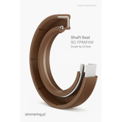 Uszczelniacz wału 240×270×15 FPM/ FKM – simmering jednowargowy