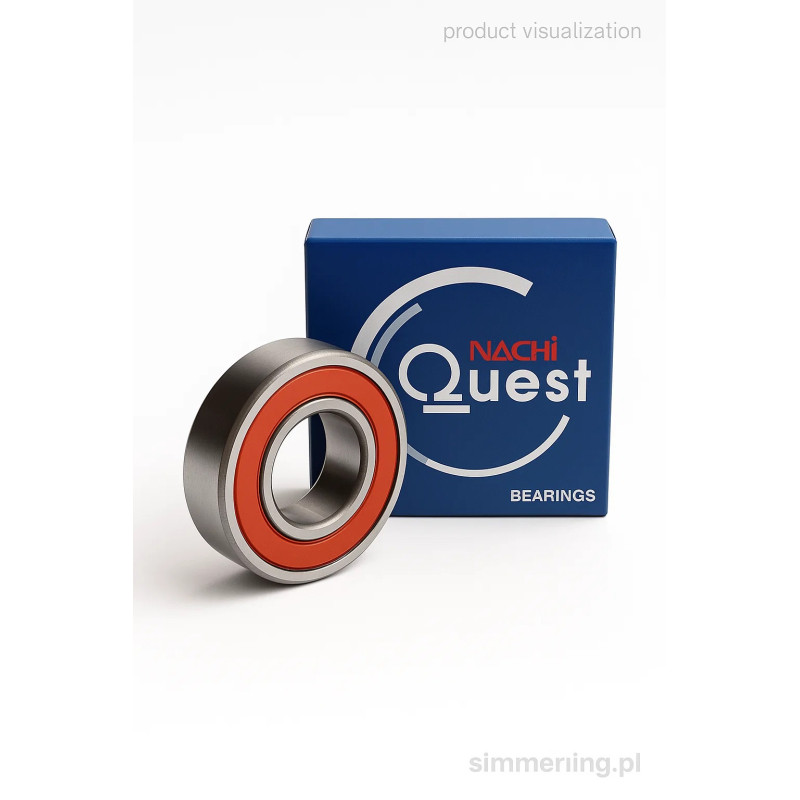 NACHI 6010-2RS 50×80×16 – Sealed Deep Groove Ball Bearing