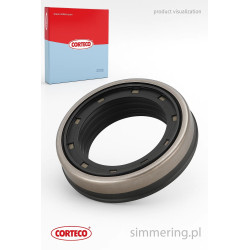Rotary Shaft Seal CORTECO 12019137 FPM CASSETTE 140x170x14.5/16