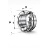 NSK BSN4090 DDUHP2B 40×90×46 mm Angular Contact Ball Bearing