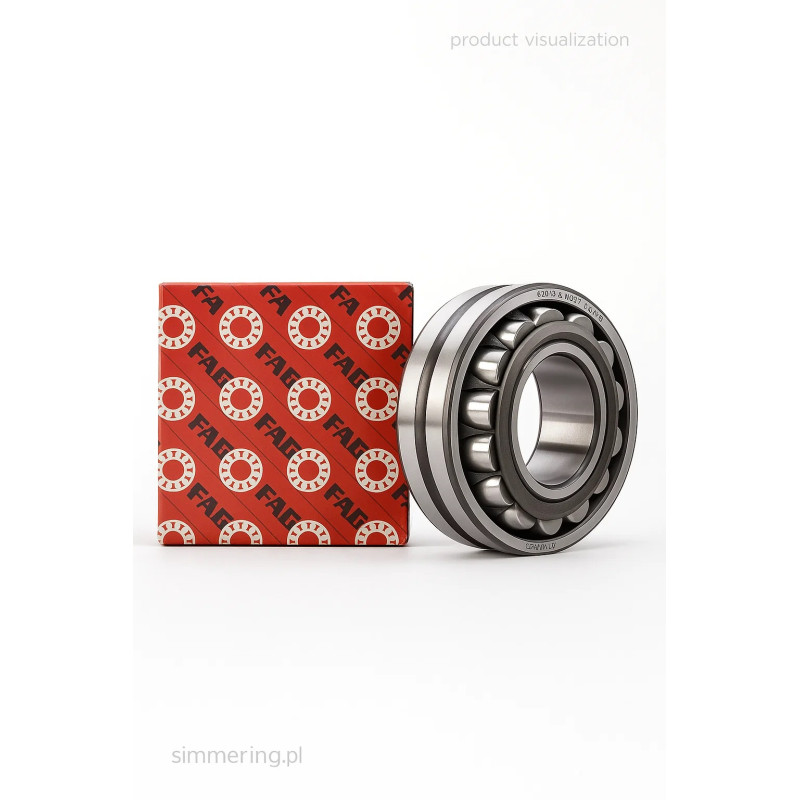 Łożysko baryłkowe FAG 22209-E1 2RS 45×85×28 mm