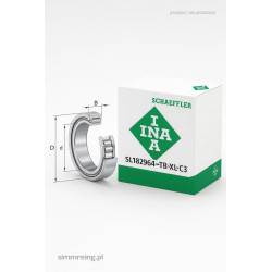 SL183068-TB-C3 INA 340x520x133 Cylindrical Roller Bearing