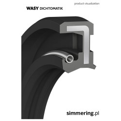 Oil Seal NBR Dichtomatik 130x150x7.5 WASY