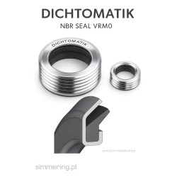 Gamma‑Ring / Axial Seal Dichtomatik VRM02 55x77x5,5 mm – NBR 70