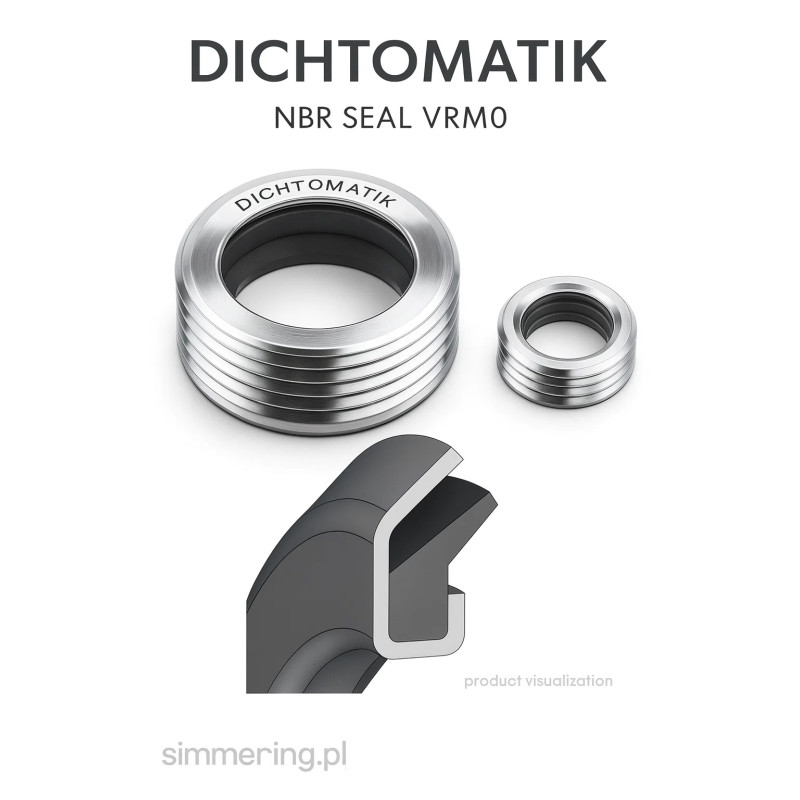Gamma‑Ring / Axial Seal Dichtomatik VRM02 55x77x5,5 mm – NBR 70