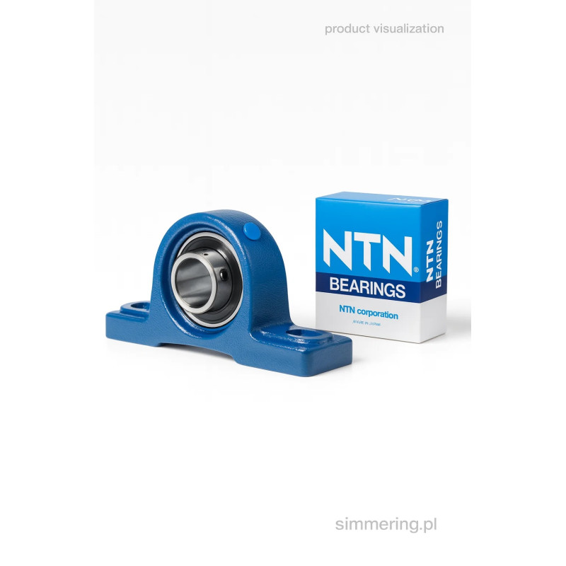 Jednostka łożyskowa NTN UCP214 D1 – 70 mm, oprawa żeliwna, śruby dociskowe