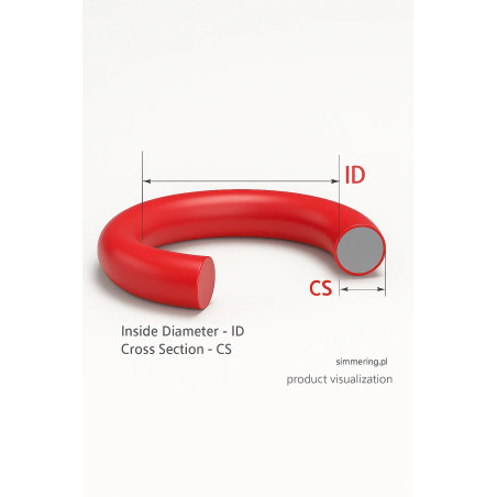 O-ring 135x6 MVQ - Silicone Sealing Ring