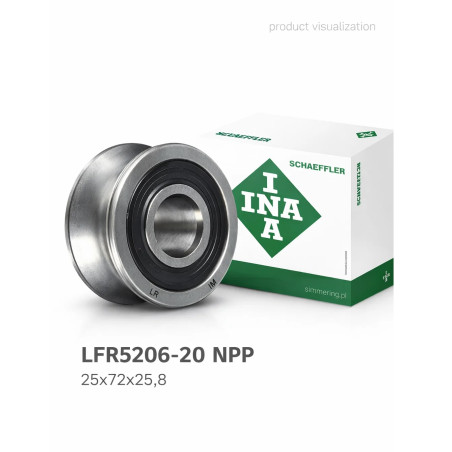 LFR5206-20 NPP INA 25x72x25,8 Track Roller