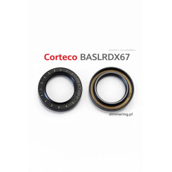 Rotary Shaft Seal CORTECO 49395119 ACM BASLRDX67 Oil Seal 55x80x8