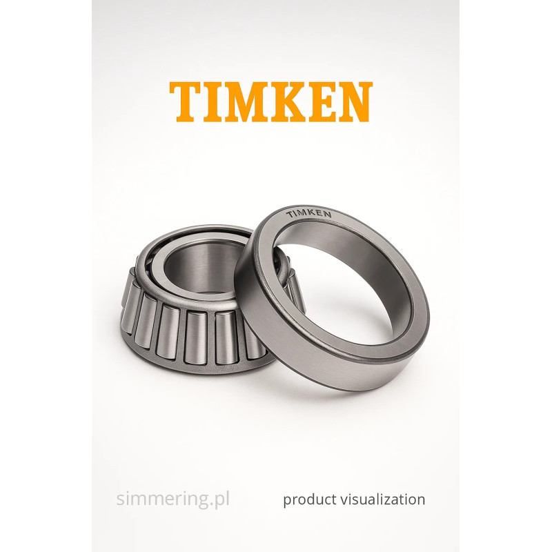 Timken LM12749/10 – Tapered Roller Bearing 21.98x45.23x15.49 mm