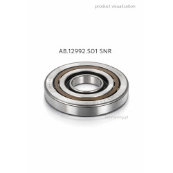 SNR AB 12992 S01 Ball Bearing – 22.31x68.524x9 mm