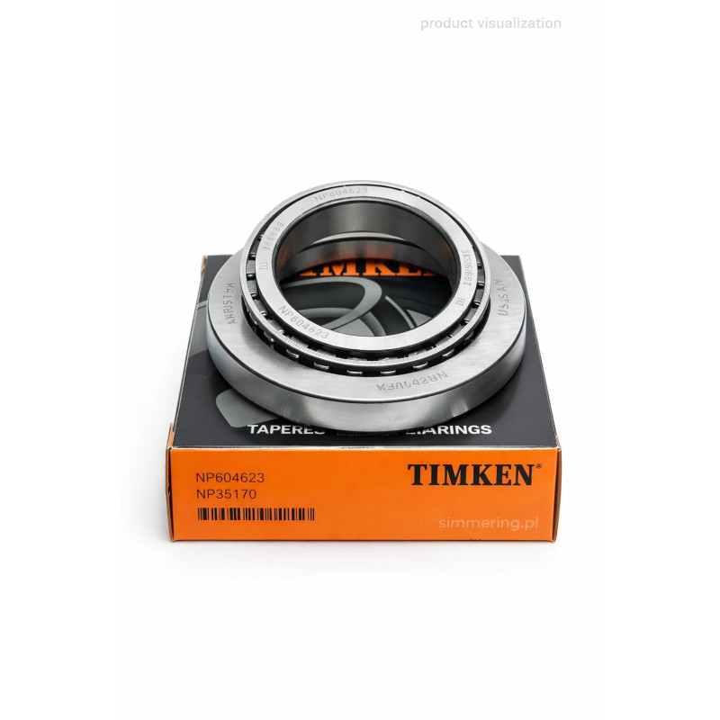 NP 604623/NP 335170 TIMKEN 60x107x15 Tapered Roller Bearing