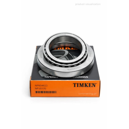NP 604623/NP 335170 TIMKEN 60x107x15 Łożysko Stożkowe