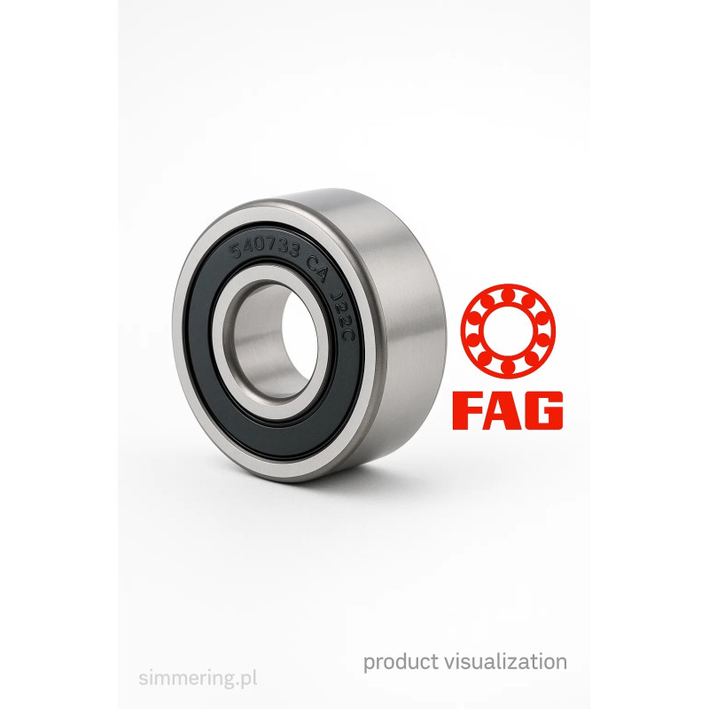 3201 B 2RS TVH FAG 12x32x15,9 Angular Contact Ball Bearing