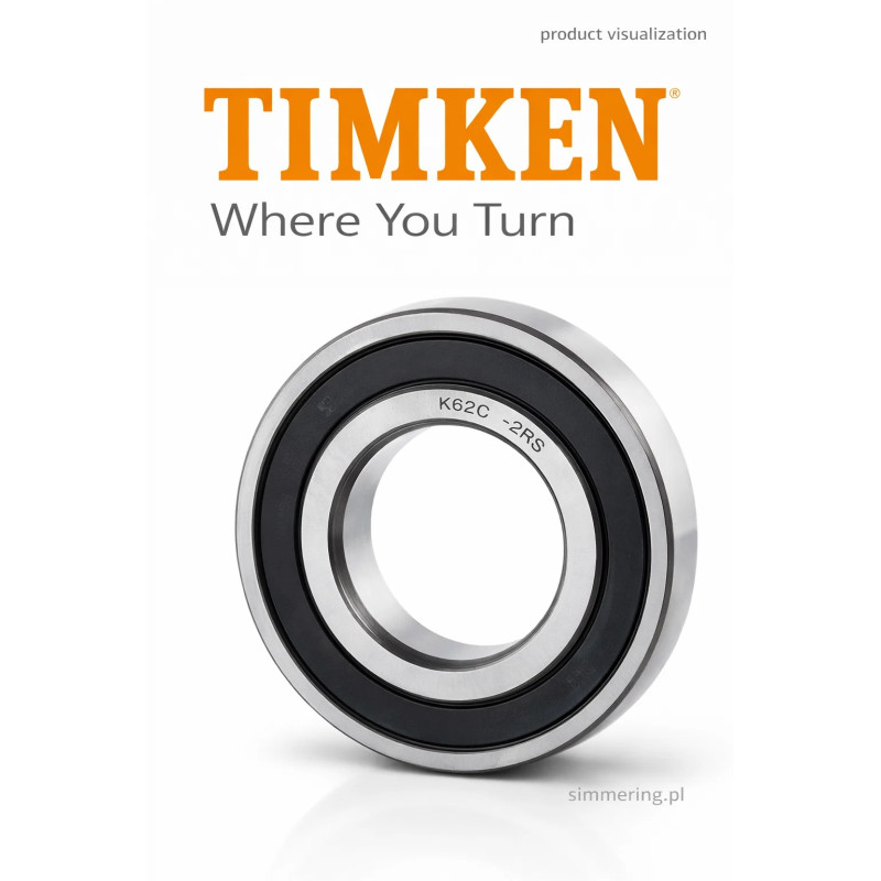 Deep Groove Ball Bearing K 6208 2RS TIMKEN