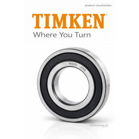Łożysko kulkowe K 6208 2RS TIMKEN