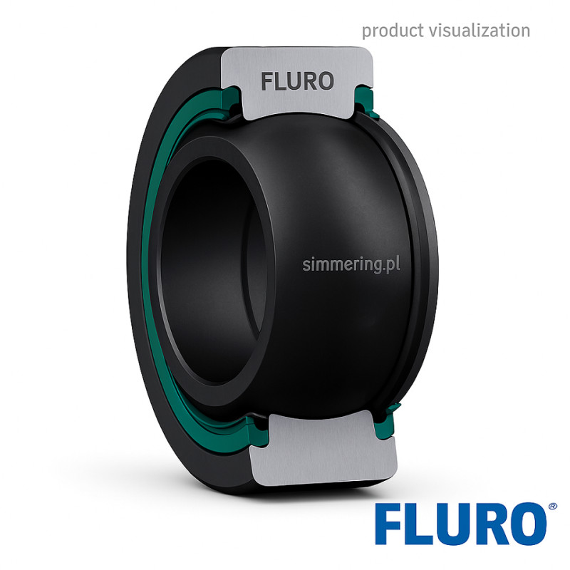FLURO GE 25 ES 2RS 25x42x16/20 Spherical Plain Bearing
