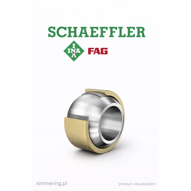 GE 14 PW INA 14x28x19 Spherical Plain Bearing