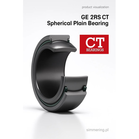 Spherical Plain Bearing GE 25 ES 2RS CT 25x42x20