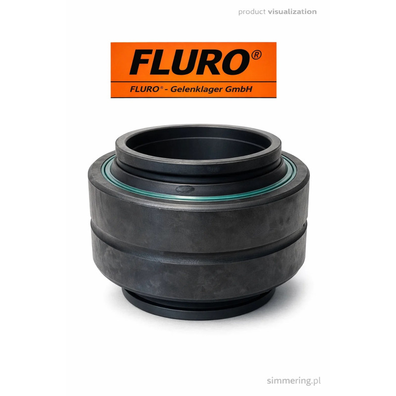 Łożysko ślizgowe uszczelnione FLURO GE 30 HO 2RS / GEEM 30 30x47x30