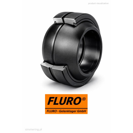 GEZ 76 ES 2RS FLURO 76,2x120,65x66,675 Łożysko Ślizgowe