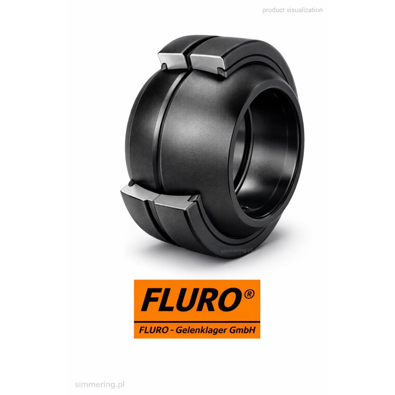 GE 90 FO 2RS/GEG 90 FLURO 90x150x85 Spherical Plain Bearing