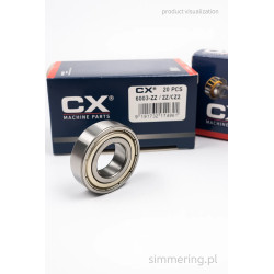 6005 ZZ CX 25x47x12 Ball Bearing