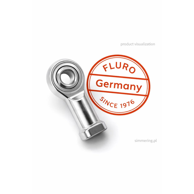 GILRSW 16 RR FLURO Rod End with Seals
