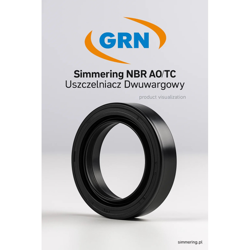 Simmering 100x120x13 NBR AO/TC – uszczelniacz dwuwargowy GRN®