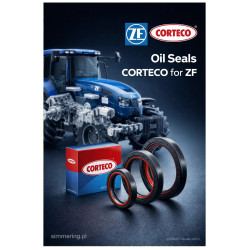 CORTECO 20034262 FPM Rotary Shaft Seal 75x100x10 – B1SLRD Oil Seal