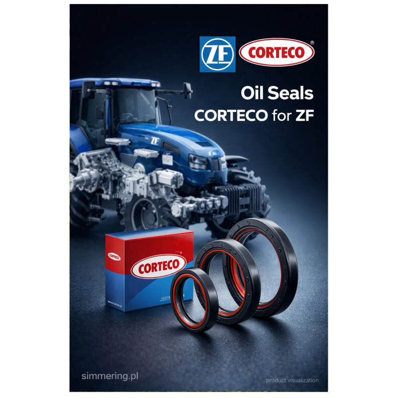 CORTECO 20034262 FPM Rotary Shaft Seal 75x100x10 – B1SLRD Oil Seal
