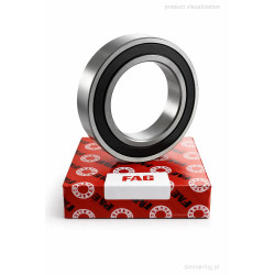 S6301-2RSR FAG 12x37x12 Deep Groove Ball Bearing