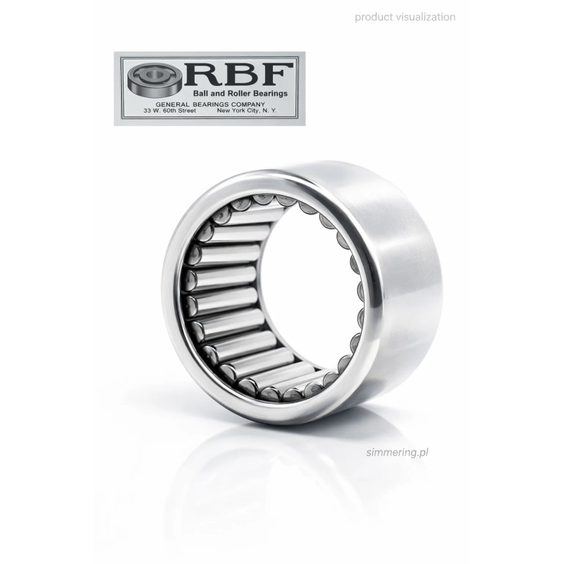 HN 15.5x20x18 RBF – Needle Roller Bearing Without Inner Ring