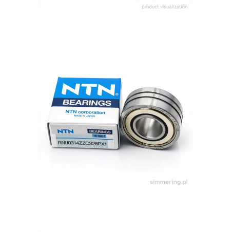 RNU 0314 ZZCS25PX1 NTN Cylindrical Roller Bearing 17x40x18