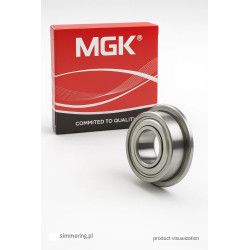 MGK MF105 ZZ Flanged Deep Groove Ball Bearing 5x10x4