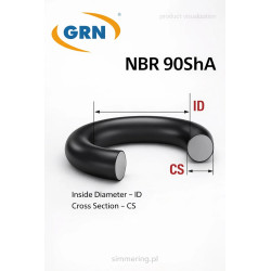 NBR O-Ring 25x2.5 90 ShA