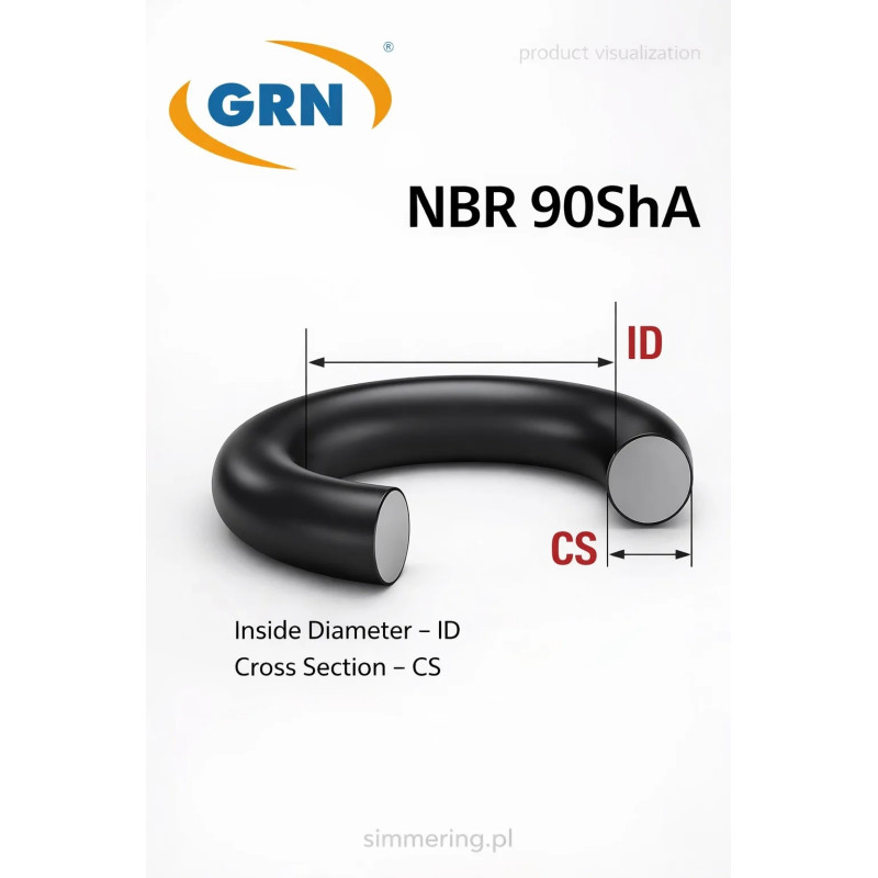NBR O-Ring 25x2.5 90 ShA