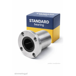 LMF 20 UU Linear Flange Bearing for 20 mm Shaft