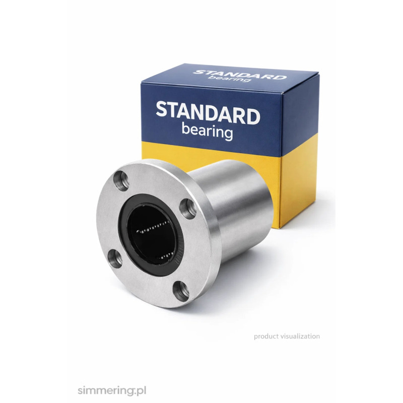 LMF 20 UU Linear Flange Bearing for 20 mm Shaft