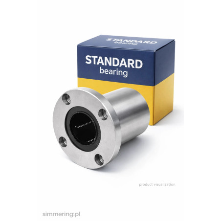 LMF 20 UU Linear Flange Bearing for 20 mm Shaft