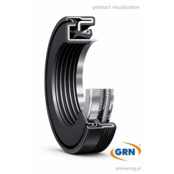 Simmering KASSETTE GRN® 155x195x16.5/18 NBR – Uszczelniacz Kasetowy