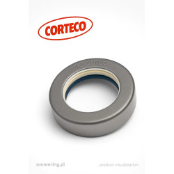 Rotary Shaft Seal CORTECO 12017349 COMBI SF6 Oil Seal 48x74x18.5 - Differential Shaft Seal