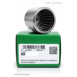 BK 2526 INA – Needle Roller Bearing Closed End 25x32x26
