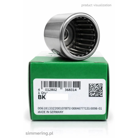BK 2526 INA – Needle Roller Bearing Closed End 25x32x26