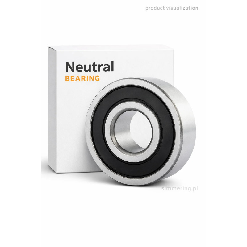 SS 62302 2RS NEUTRAL stainless steel ball bearing 15x42x17